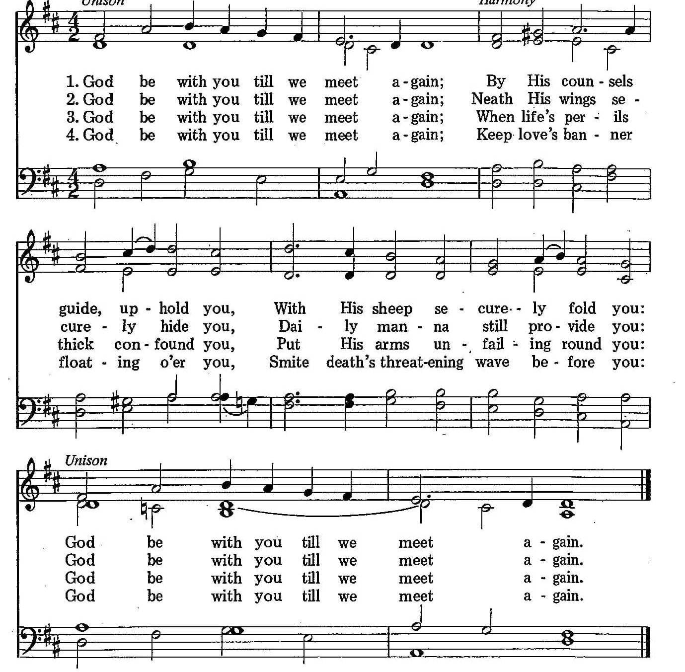066 – God Be With You sheet music